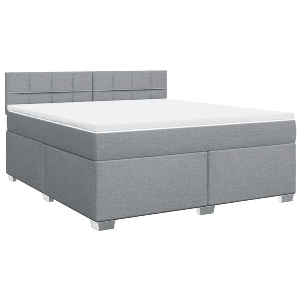vidaXL &Kappa;&rho;&epsilon;&beta;ά&tau;&iota; Boxspring &mu;&epsilon; &Sigma;&tau;&rho;ώ&mu;&alpha; &Alpha;&nu;&omicron;&iota;&chi;&tau;ό &Gamma;&kappa;&rho;&iota; 180x200 &epsilon;&kappa;. &Upsilon;&phi;&alpha;&sigma;&mu;ά&tau;&iota;&nu;&omicron;