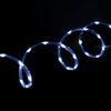 vidaXL Φωτιστικό Συρματόσχοινο με 120 LED Κρύο Λευκό 5 m PVC