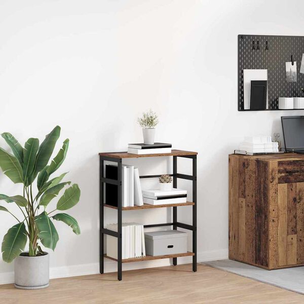 vidaXL &Rho;ά&phi;&iota; &Beta;&iota;&beta;&lambda;ί&omega;&nu; &Pi;&alpha;&lambda;&iota;ό &Xi;ύ&lambda;&omicron; 60 x 29,5 x 81 &epsilon;&kappa; &Epsilon;&pi;&epsilon;&xi;&epsilon;&rho;&gamma;&alpha;&sigma;&mu;έ&nu;&omicron; &xi;ύ&lambda;&omicron;