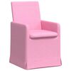 vidaXL Καρέκλες φαγητού 2 pcs Ροζ 57 x 67 x 95 εκ ύφασμα