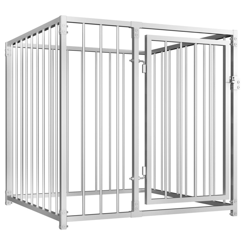 vidaXL Κλουβί Σκύλου Εξωτερικού Χώρου 100 x 100 x 100 εκ.