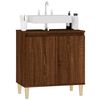 vidaXL Ντουλάπι Νιπτήρα Καφέ Δρυς 58x33x60 εκ. Επεξεργασμένο Ξύλο