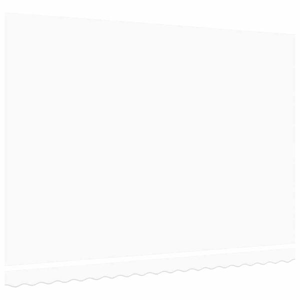 vidaXL Ύφασμα αντικατάστασης τέντας Λευκό 430 x 345 εκ. Πολυεστέρας