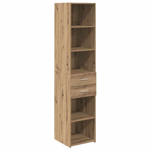 vidaXL Highboard Artisan Oak 40 x 42,5 x 185 &epsilon;&kappa;. &Epsilon;&pi;&epsilon;&xi;&epsilon;&rho;&gamma;&alpha;&sigma;&mu;έ&nu;&omicron; &xi;ύ&lambda;&omicron;