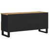 vidaXL Έπιπλο Τηλεόρασης 100x33x46 εκ. Μασίφ Ξύλο Μάνγκο & Επεξ. Ξύλο