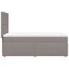 vidaXL &Kappa;&rho;&epsilon;&beta;ά&tau;&iota; Boxspring &mu;&epsilon; &Sigma;&tau;&rho;ώ&mu;&alpha; Taupe 90x200 &epsilon;&kappa;. &Upsilon;&phi;&alpha;&sigma;&mu;ά&tau;&iota;&nu;&omicron;