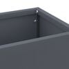vidaXL Σχέδιο & βάση αποθήκευσης Ανθρακί 15.5 x 15.5 x 49 εκ Μέταλλο