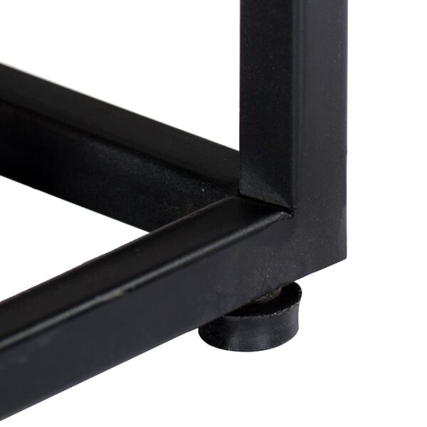 vidaXL Κομοδίνο 40 x 30 x 50 εκ. από Μασίφ Ανακυκλωμένο Ξύλο + Ατσάλι