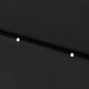 vidaXL Ομπρέλα Κήπου Μαύρη 2 x 3 μ. με LED και Ατσάλινο Ιστό