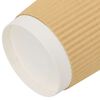 vidaXL Χάρτινα ποτήρια καφέ 500 τεμάχια 16oz 400ml καφέ