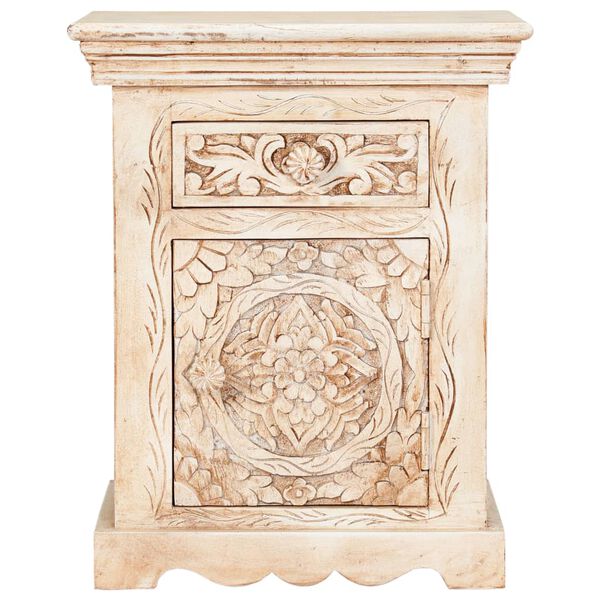 vidaXL Κομοδίνο 40 x 30 x 50 εκ. από Μασίφ Ξύλο Μάνγκο