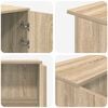 vidaXL Γραφείο υποδοχής Sonoma Δρυς 180x50x103,5εκ. Επεξεργασμένο Ξύλο