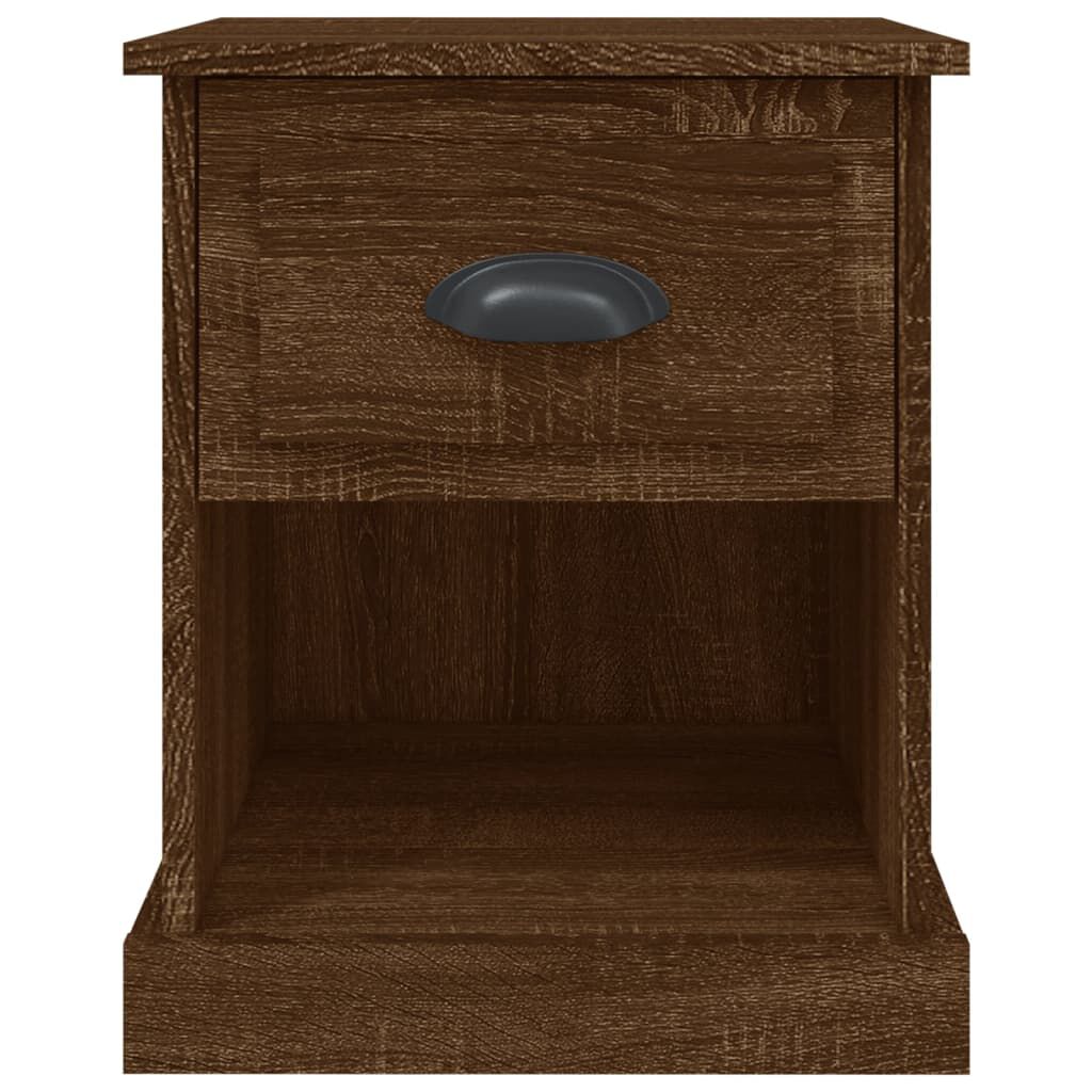 vidaXL Κομοδίνο Καφέ δρυς 39x39x47,5 εκ. από Επεξεργασμένο Ξύλο