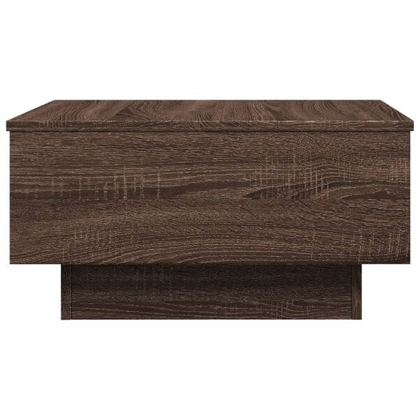 vidaXL Τραπέζι Σαλονιού Καφέ Δρυς 60x45x31 εκ. Επεξεργασμένο Ξύλο