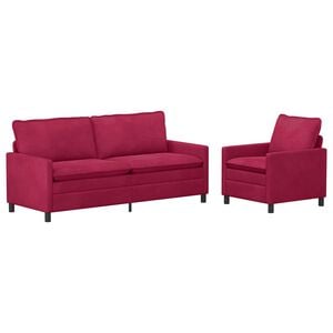 vidaXL &Sigma;&epsilon;&tau; &Kappa;&alpha;&nu;&alpha;&pi;έ 2 pcs &Kappa;ό&kappa;&kappa;&iota;&nu;&omicron; &Beta;&epsilon;&lambda;&omicron;ύ&delta;&omicron;