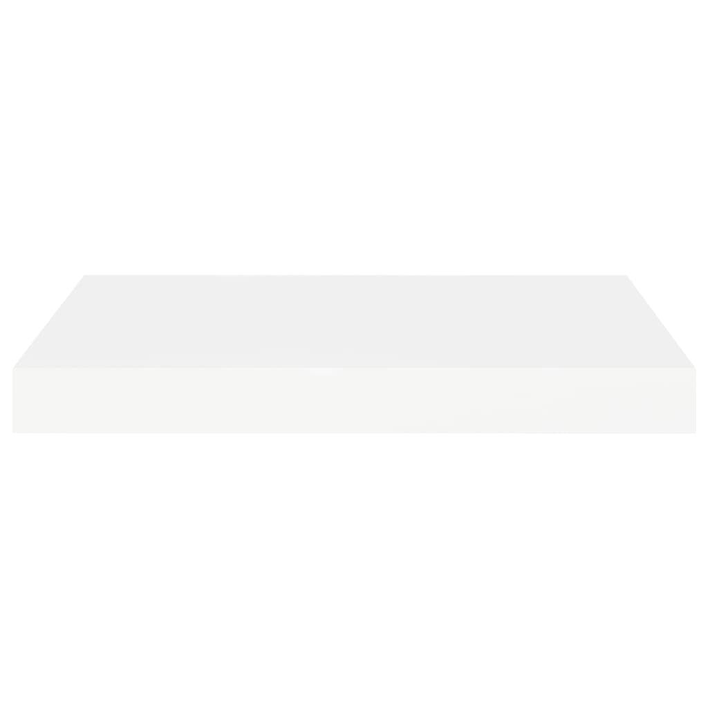 vidaXL Ράφια Τοίχου 2 τεμ. Άσπρα 40x23x3,8 εκ. MDF