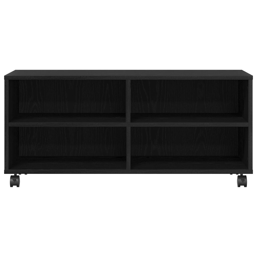 vidaXL Κονσόλα Τηλεόρασης Μαύρη 90x35x35 εκ Επεξεργασμένο Ξύλο