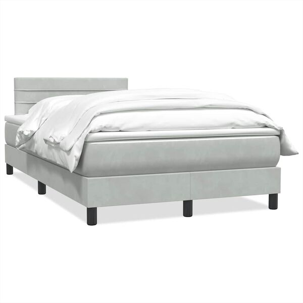 vidaXL &Kappa;&rho;&epsilon;&beta;ά&tau;&iota; Boxspring &mu;&epsilon; &Sigma;&tau;&rho;ώ&mu;&alpha; &Alpha;&nu;&omicron;&iota;&chi;&tau;ό &Gamma;&kappa;&rho;&iota; 120x210 &epsilon;&kappa;. &Beta;&epsilon;&lambda;&omicron;ύ&delta;&iota;&nu;&omicron;