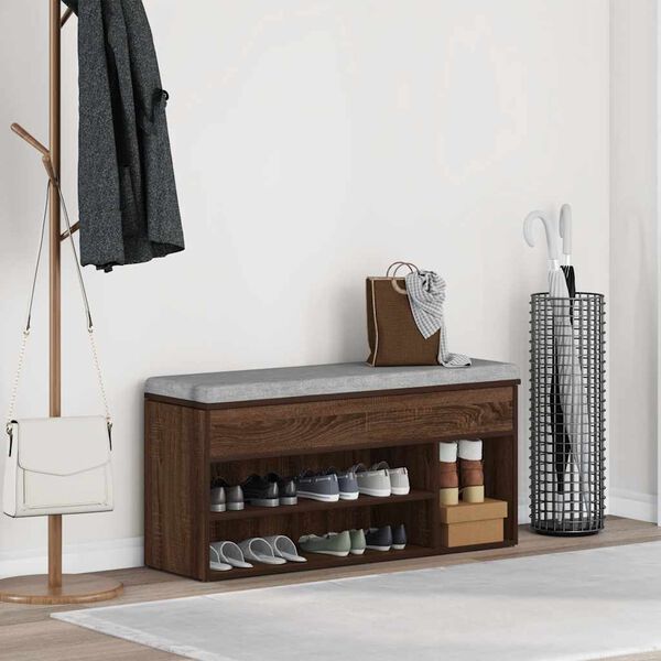 vidaXL &Pi;ά&gamma;&kappa;&omicron;&sigmaf; &pi;&alpha;&pi;&omicron;&upsilon;&tau;&sigma;&iota;ώ&nu; &kappa;&alpha;&phi;έ &delta;&rho;&upsilon;&sigmaf; 102x30,5x45 cm &Xi;ύ&lambda;&omicron; &mu;&eta;&chi;&alpha;&nu;ή&sigmaf;