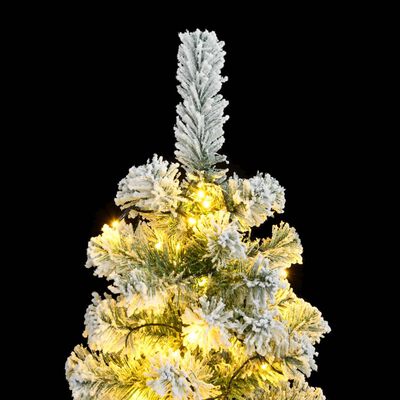 vidaXL Χριστουγεν. Δέντρο Τεχνητό Αρθρωτό με 150 LED & Χιόνι 150 εκ.