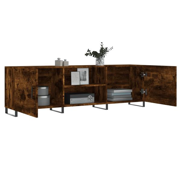vidaXL Έπιπλο Τηλεόρασης Καπνιστή Δρυς 150x30x50 εκ. Επεξ. Ξύλο