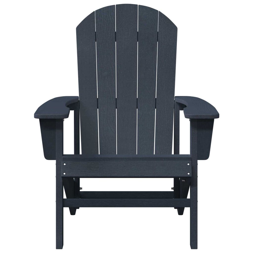 vidaXL Καρέκλες Adirondack 2 τμχ Ναυτική Μπλε 74x82x90 εκ. HDPE