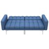 vidaXL Καναπές - Κρεβάτι Μπλε Υφασμάτινος