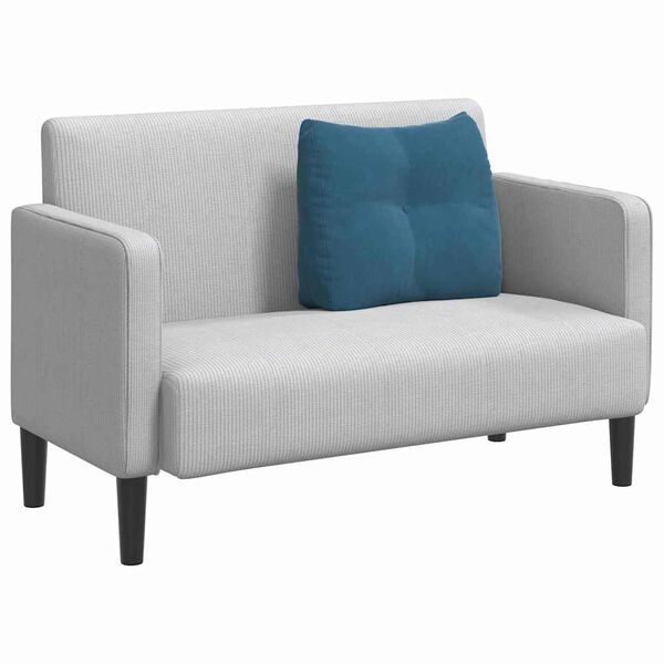 vidaXL Μαξιλάρι Πλάτης Μπλε 60 x 24 x 50 εκ Βελούδο