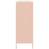 vidaXL Ντουλάπι Ροζ 135x39x103,5 εκ. από Χάλυβα Ψυχρής Έλασης