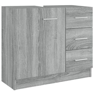 vidaXL &Nu;&tau;&omicron;&upsilon;&lambda;ά&pi;&iota; &Nu;&iota;&pi;&tau;ή&rho;&alpha; Grey Sonoma 63x38,50x54 &epsilon;&kappa;. &Epsilon;&pi;&epsilon;&xi;&epsilon;&rho;&gamma;. &Xi;ύ&lambda;&omicron;