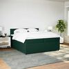 vidaXL &Kappa;&rho;&epsilon;&beta;ά&tau;&iota; Boxspring &mu;&epsilon; &Sigma;&tau;&rho;ώ&mu;&alpha; &Sigma;&kappa;&omicron;ύ&rho;&omicron; &Pi;&rho;ά&sigma;&iota;&nu;&omicron; 200x200&epsilon;&kappa;. &Beta;&epsilon;&lambda;&omicron;ύ&delta;&iota;&nu;&omicron;