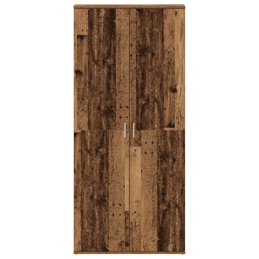 vidaXL Ντουλάπα Παπουτσιών Παλιού Ξύλου 80x39x180 εκ. Επεξεργασμένο Ξύλο