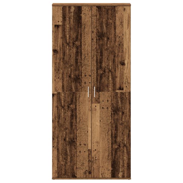 vidaXL Ντουλάπα Παπουτσιών Παλιού Ξύλου 80x39x180 εκ. Επεξεργασμένο Ξύλο