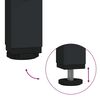 vidaXL Βιβλιοθήκη 4 Επιπέδων Καπνιστή Δρυς 59x35x132 εκ. Επεξεργ. Ξύλο