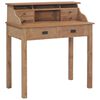 vidaXL Γραφείο 90 x 50 x 100 εκ. από Μασίφ Ξύλο Teak