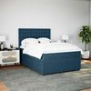 vidaXL &Kappa;&rho;&epsilon;&beta;ά&tau;&iota; Boxspring &mu;&epsilon; &Sigma;&tau;&rho;ώ&mu;&alpha; &Mu;&pi;&lambda;&epsilon; 140x190 &epsilon;&kappa;. &Beta;&epsilon;&lambda;&omicron;ύ&delta;&iota;&nu;&omicron;