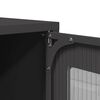 vidaXL Κομοδίνο Μαύρο 36x39x60,5 cm από χάλυβα ψυχρής έλασης