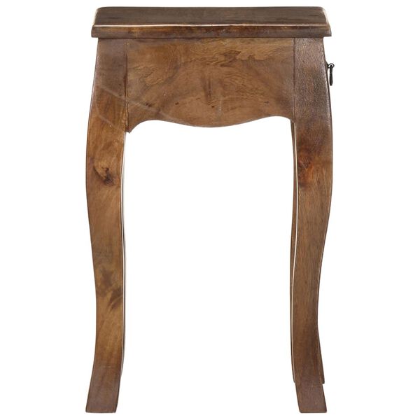 vidaXL Κομοδίνο 28 x 28 x 46 εκ. από Μασίφ Ξύλο Μάνγκο