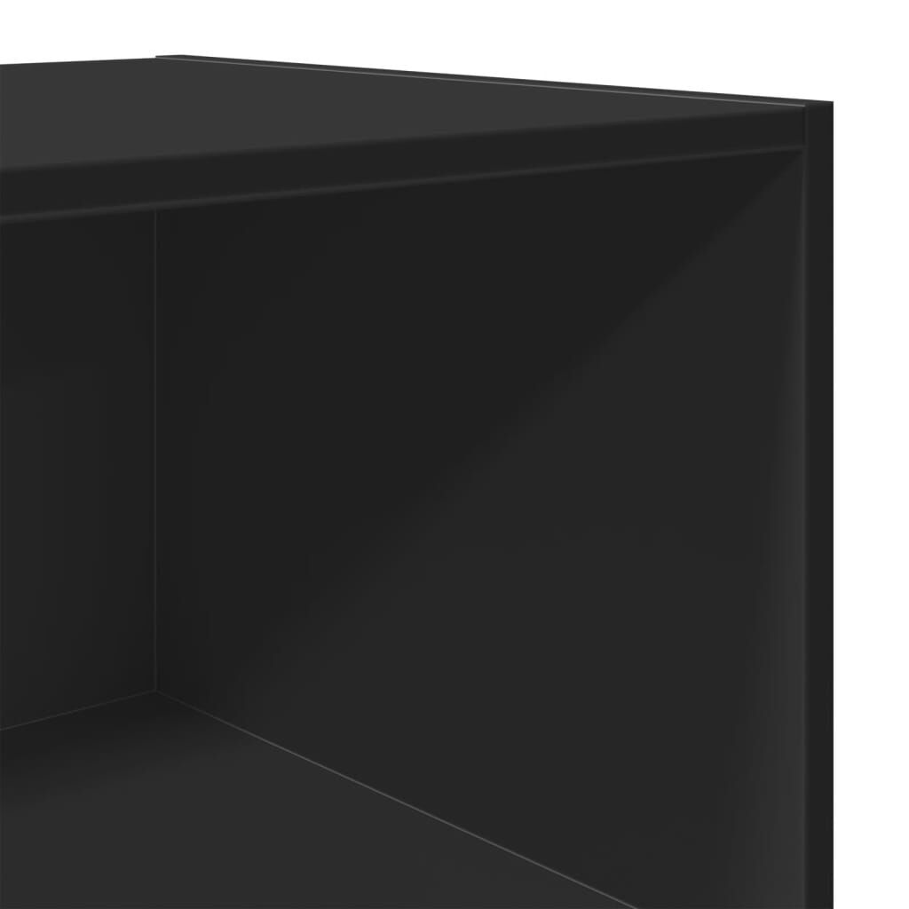 vidaXL Ντουλάπι Μαύρο 45x41x185 εκ. Επεξεργασμένο Ξύλο