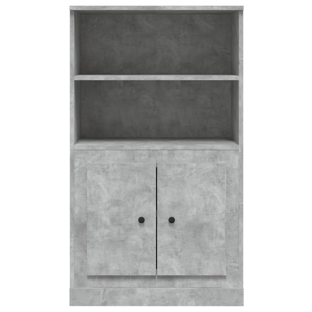 vidaXL Ντουλάπι Γκρι Σκυροδέματος 60x35,5x103,5 εκ. Επεξεργασμένο Ξύλο