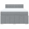 vidaXL &Kappa;&rho;&epsilon;&beta;ά&tau;&iota; Boxspring &mu;&epsilon; &Sigma;&tau;&rho;ώ&mu;&alpha; &Alpha;&nu;&omicron;&iota;&chi;&tau;ό &Gamma;&kappa;&rho;&iota; 140x200 &epsilon;&kappa;. &Upsilon;&phi;&alpha;&sigma;&mu;ά&tau;&iota;&nu;&omicron;