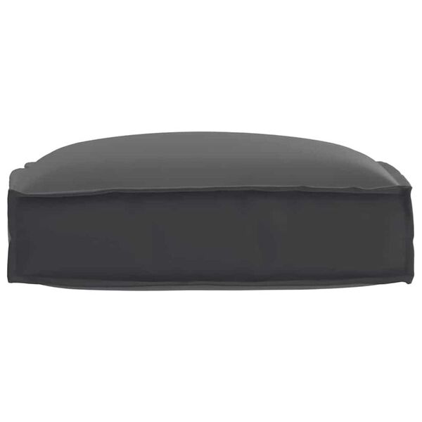 vidaXL Μαξιλάρι παλέτας για κάθισμα Μαύρο 50 x 50 x 12 cm