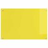 vidaXL Πίσω Πάνελ Κουζίνας 2 pcs Κίτρινο 90 x 60 cm σκληρυμένο γυαλί