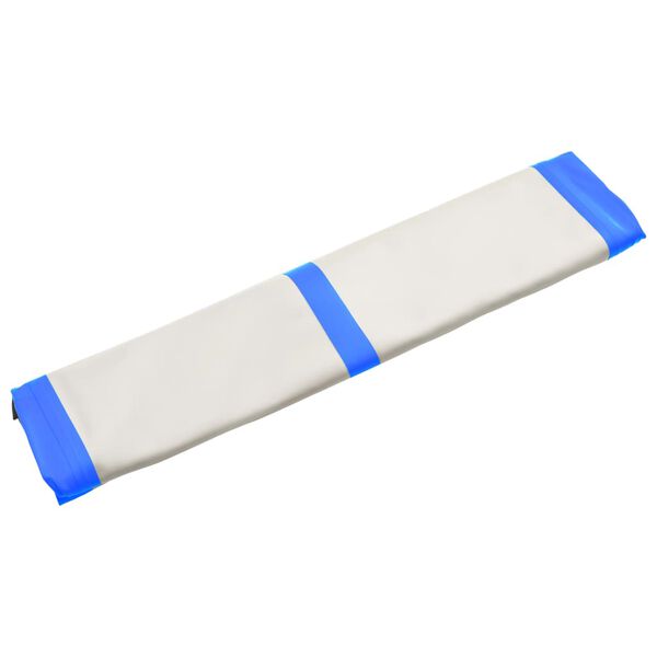 vidaXL Στρώμα Ενόργανης Φουσκωτό Μπλε 200 x 200 x 10 εκ. PVC με Τρόμπα