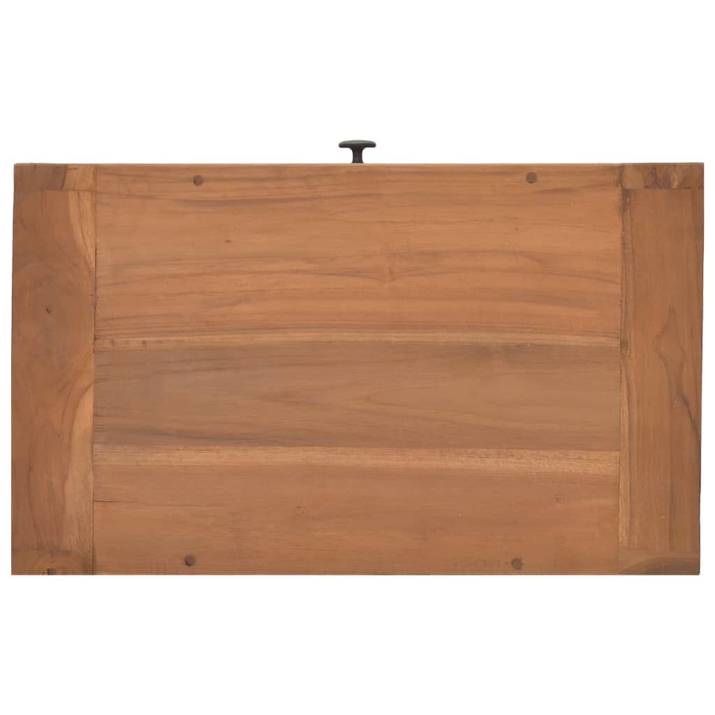 vidaXL Κομοδίνο 50 x 30 x 35 εκ. από Μασίφ Ξύλο Teak