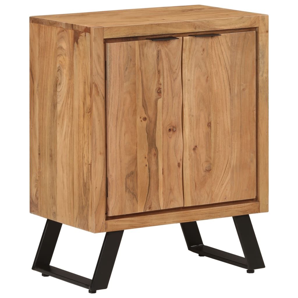 vidaXL Ντουλάπι με 2 Πόρτες 55 x 36 x 72 εκ. από Μασίφ Ξύλο Ακακίας