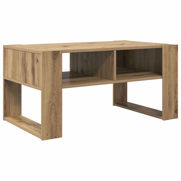 vidaXL &Tau;&rho;&alpha;&pi;&epsilon;&zeta;ά&kappa;&iota; &sigma;&alpha;&lambda;&omicron;&nu;&iota;&omicron;ύ &mu;&epsilon; &alpha;&pi;&omicron;&theta;ή&kappa;&epsilon;&upsilon;&sigma;&eta; Artisan Oak 92 x 53 x 45 &epsilon;&kappa;.