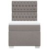 vidaXL &Kappa;&rho;&epsilon;&beta;ά&tau;&iota; Boxspring &mu;&epsilon; &Sigma;&tau;&rho;ώ&mu;&alpha; Taupe 80x200 &epsilon;&kappa;. &Upsilon;&phi;&alpha;&sigma;&mu;ά&tau;&iota;&nu;&omicron;