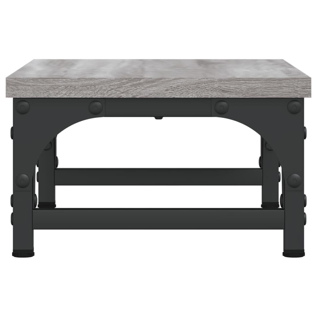 vidaXL Βάση Οθόνης Γκρι Sonoma 37x23x14 εκ. από Επεξεργασμένο Ξύλο