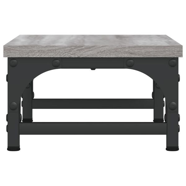 vidaXL Βάση Οθόνης Γκρι Sonoma 37x23x14 εκ. από Επεξεργασμένο Ξύλο